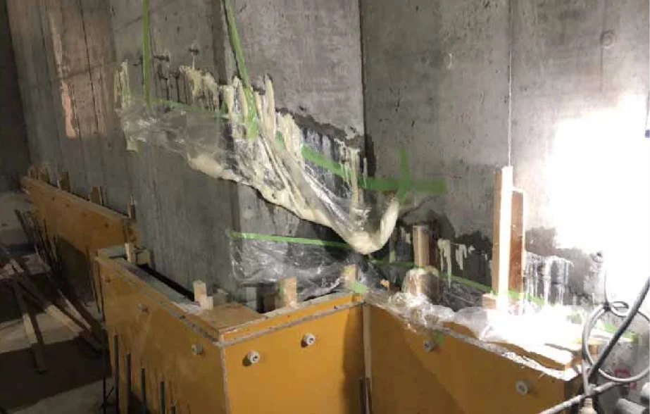 NLペースト注入施工現場1