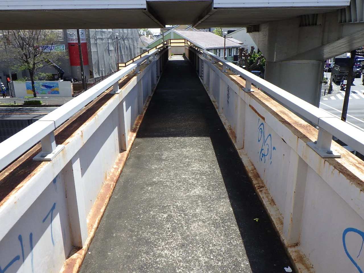 歩道橋補修工事 施工前