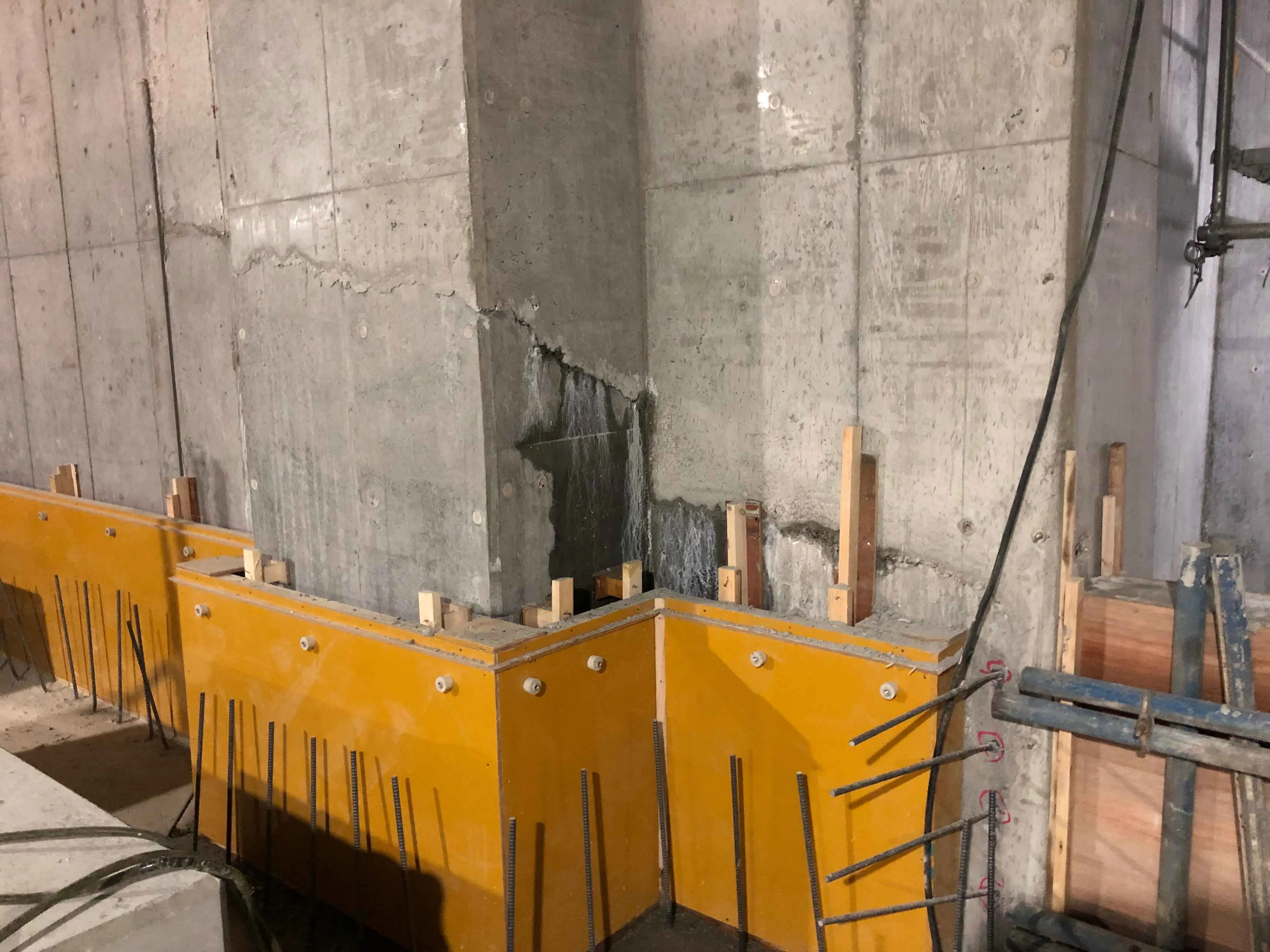 都内某オフィスビル新築工事 施工前