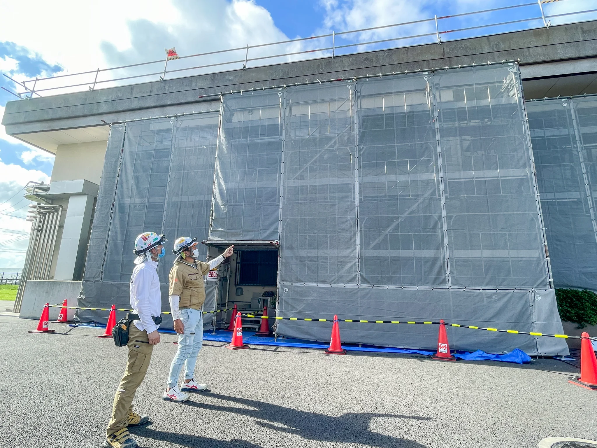 公共工事の様子