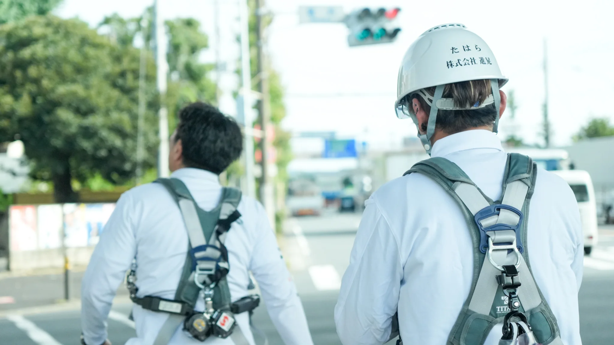 進晃の施工事例3 - グラウト工法の施工現場